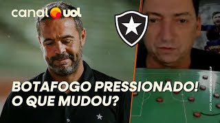 O QUE MUDOU NO BOTAFOGO PVC EXPLICA NA PRANCHETA OS ÚLTIMOS RESULTADOS DO LÍDER DO BRASILEIRÃO [upl. by Lyndy907]