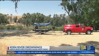 Kern River drownings mans body recovered near Hart Park [upl. by Alurd]