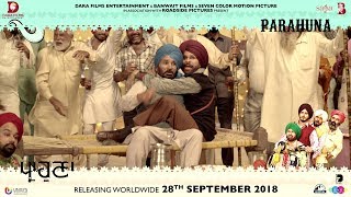 Parahuna  Making Of Harby Sangha  Punjabi Comedy Movie  28th September [upl. by Annoek]