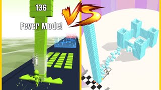 Stack Colors Vs Brick Builder  Gameplay Walkthrough Part 3  Level 19999 All Level iOS Android [upl. by Anaiek]