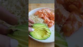 SALMON POKE BOWL🍣🐠🌈 [upl. by Ebneter]