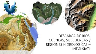 Descarga de ríos cuencas subcuencas y regiones hidrológicas en Shapefile  SIATL [upl. by Deach]