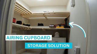 DIY Slatted Shelves Transform Your Space with Stylish and Functional Storage [upl. by Eynaffit]