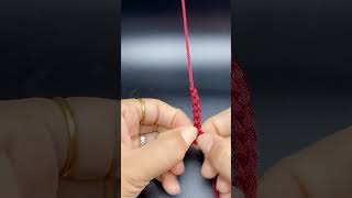 Tutorial diy pulsera facil en macrame shortvideo diy macramelove [upl. by Patin394]