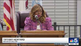 Dolton Mayor Tiffany Henyard makes unexpected appearance at board meeting [upl. by Gabby]