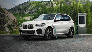 2022 BMW X5 xDrive45e Plug In Hybrid Electric SUV Walkthrough and Review [upl. by Yffub]