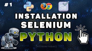 Python Selenium 1 Установка Selenium Chromedriver Geckodriver Chrome Firefox  Методы Selenium [upl. by Bertolde986]