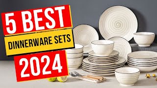 Best Dinnerware Sets In 2024  Top 5 Dinnerware Sets [upl. by Doraj906]