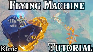 Breath of the Wild Indepth Flying Machine Tutorial [upl. by Wilser361]