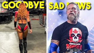 Becky Lynch Final WWE MatchEdge Sad NewsDom And Liv Morgan UnseenWrestling News [upl. by Furlong]