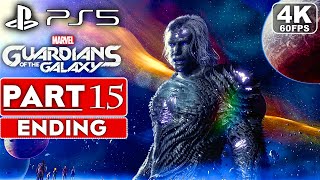 MARVELS GUARDIANS OF THE GALAXY PS5 ENDING Gameplay Walkthrough Part 15 4K 60FPS No Commentary [upl. by Nyrhtak]