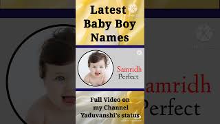 Latest baby boy names 2024  hindu ladkon k naye naam  babies name  ladkon k naye nam baby name [upl. by Bruner]