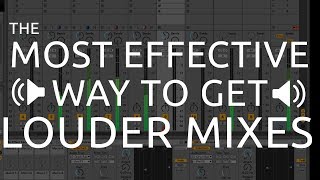 The Most Effective Way to Get Louder Mixes [upl. by Ecnerat699]