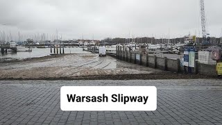 UK Slipway 10 Warsash public slipway river Hamble Hampshire [upl. by Aesoh]