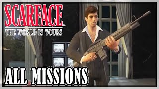 Scarface The World is Yours  All missions  Full game [upl. by Hike]