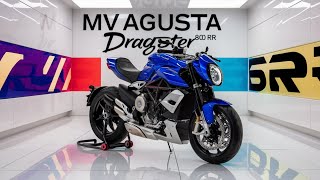 MV Agusta Dragster 800 RR Review  A Masterpiece of Performance and Style [upl. by Enelyad]