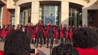 Delta Sigma Theta Epsilon Theta Chapter NSU Spring 18 Probate [upl. by Rehptosirhc]