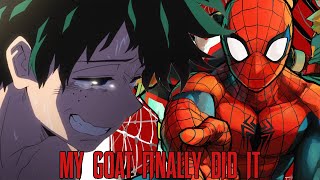 Kohei Horikoshi Finally Got to Draw Spidey [upl. by Ahsain]