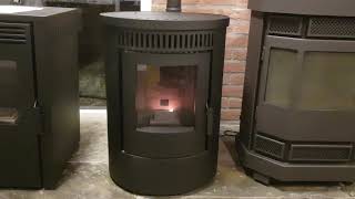 Pelletkachel Duroflame Rinus opstart Start up Pelletstove Duroflame Rinus [upl. by Htebazila268]