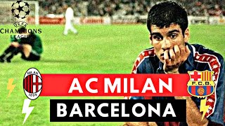 AC Milan vs Barcelona 40 All Goals amp Highlights  1994 UEFA Champions League [upl. by Brand918]