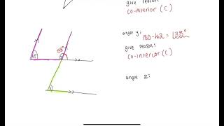 Angles on Parallel lines [upl. by Lelah]