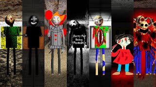 Everyone is Baldis 7 Horror Scream Mods  ALL PERFECT 3 [upl. by Decrem251]