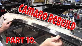 1968 Camaro rebuild Basket Case part 10 Hidden repairs New hole puncher [upl. by Azilef303]