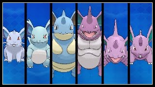 FULL NIDORAN EVOLUTION TEAM [upl. by Placia]