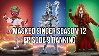 Masked Singer Season 12 Episode 9 Ranking [upl. by Bathelda]