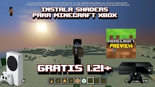 Como Instalar mejores Shaders en Minecraft Xbox con Minecraft Preview xbox minecraft [upl. by Meryl]