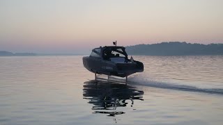 Electric hydrofoil boat sets distance milestone CEO says  REUTERS [upl. by Akiras]