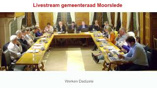 Livestream Gemeente Moorslede [upl. by Aniteb528]