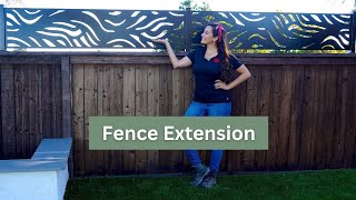 How to Make Your Fence Taller for Privacy [upl. by Francisco]