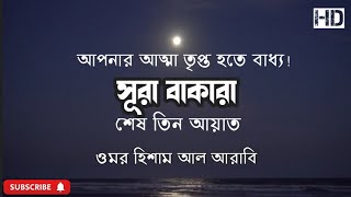 আপনার আত্মা তৃপ্ত হতে বাধ্য সূরা বাকারাশেষ তিন আয়াত  ওমর হিশাম আল আরাবি islamic viralvideo [upl. by Forward]