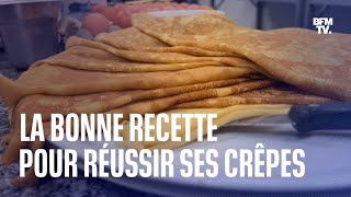 Chandeleur la bonne recette pour réussir ses crêpes [upl. by Elahcar]