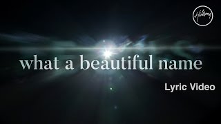 What A Beautiful Name Lyric Video  Hillsong Worship [upl. by Lauzon]