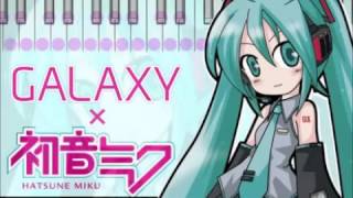 Hatsune Miku singing quotOver the horizonquot main theme for Samsung GALAXY series [upl. by Enirahtak]