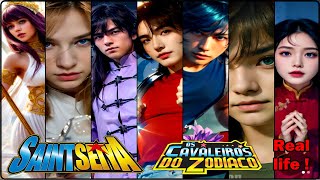 SAINT SEIYA  OS CAVALEIROS DO ZODÍACO REAL LIFE  VEJA COMO SERIA OS PERSONAGENS NA VIDA REAL [upl. by Erasaec]