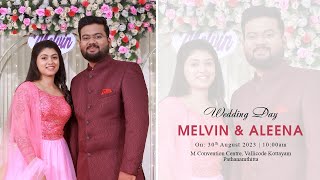 MELVIN amp ALEENA  Wedding Live  Sam Wedding Company [upl. by Humpage]