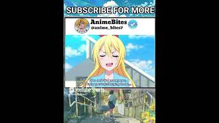 bros life destroyed in sec 🤣  nisekoi funny moment shorts anime animeedit animeshorts [upl. by Spada]