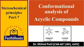 Stereochemistry Part7  Conformational analysis of Acyclic compounds [upl. by Ojytteb]