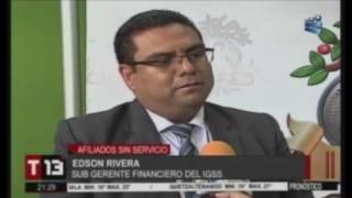 T13 Noticias 120 mil trabajadores sin servicios de IGSS por patronos que incumplen pago de cuotas [upl. by Aubree]