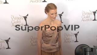 Jessica Chastain at 2013 Writers Guild Awards Jessica Cha [upl. by Burrow]