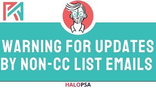 Warning for Updates by Non CC List Emails on Tickets [upl. by Autumn790]