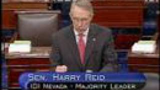 Harry Reid denounces Rush Limbaugh over quotPhony Soldiersquot [upl. by Sikko]