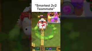 “Smartest Clash Royale Player” clashroyale clashroyaleshorts clashroyalememes shorts supercell [upl. by Sorgalim]