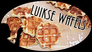 Luikse wafels  Suikerwafel  recept amp ingrediënten [upl. by Pokorny]