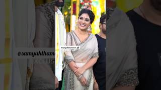 Samyuktha Menon Entry At Movie Trailer Launch Event shorts samyukthamenon virupaksha shortsfeed [upl. by Ninerb]