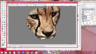 Gimp tutorial Hintergrund transparent machen löschen mit dem Radierer und Bild in Bild einfügen [upl. by Warrenne]