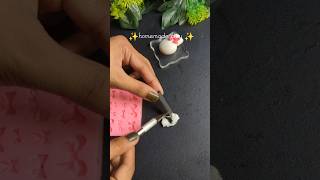 Homemade cold porcelain clay  clay crafts shorts [upl. by Wager]